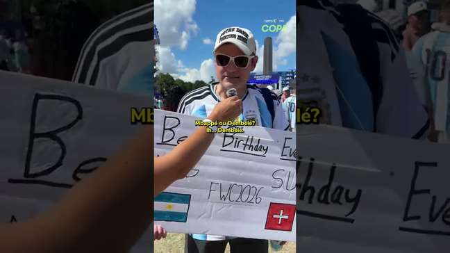 Torcedor da Argentina crava quem é o melhor jogador da Copa #shorts