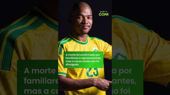 Morre aos 25 anos Jayden Adams, jogador da seleção da África do Sul