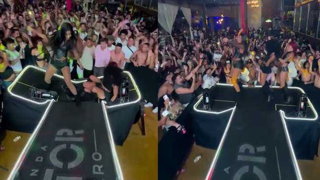 Pocah e dançarinas caem após palco ceder durante show em Minas Gerais