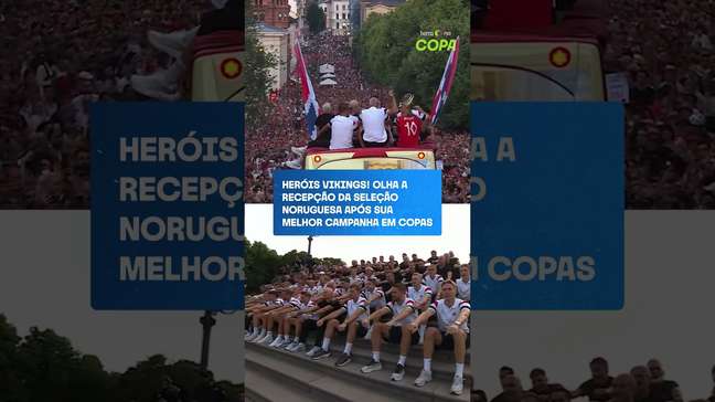 Heróis vikings! Olha a recepção da Seleção Noruguesa após sua melhor campanha em Copa #shorts