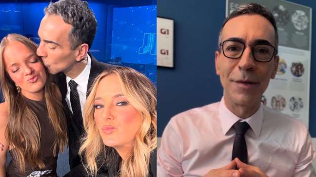 César Tralli se declara após viagem de Ticiane Pinheiro e Rafa Justus para celebrar aniversário: 'Vai ficar na memória'