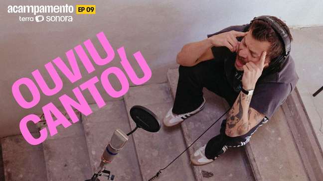 Harry Styles no game "Ouviu, Cantou": momento tenso e divertido no Sonora