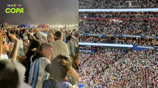 Em Atlanta e em Copacabana: argentinos vão à loucura com virada sobre a Inglaterra