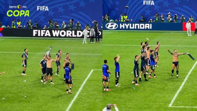 Esposa de Julián Alvarez mostra festa do time da Argentina com a torcida após vaga na final da Copa