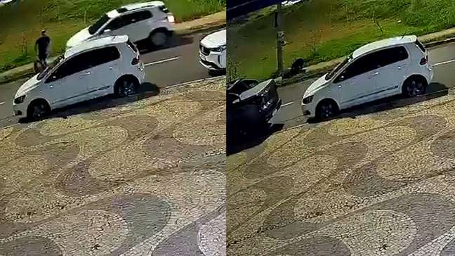 Motorista atropela homem cego e cão-guia no DF e foge sem prestar socorro