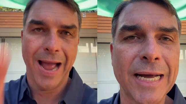 Com ‘tapas’ na câmera, Flávio Bolsonaro volta a culpar Lula por tarifas: ‘Tanto provocou que conseguiu’