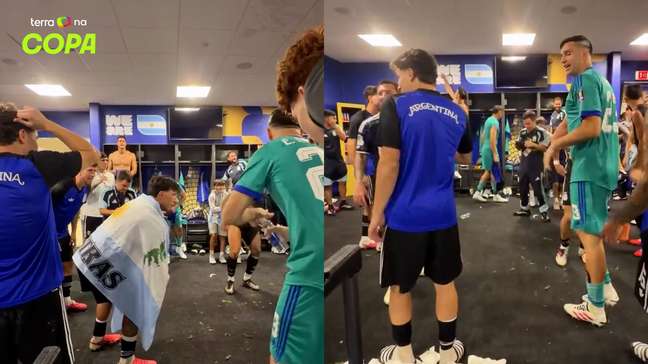 Jogadores da Argentina não perdoam ingleses e pedem ‘um minuto de silêncio’ em festa no vestiário