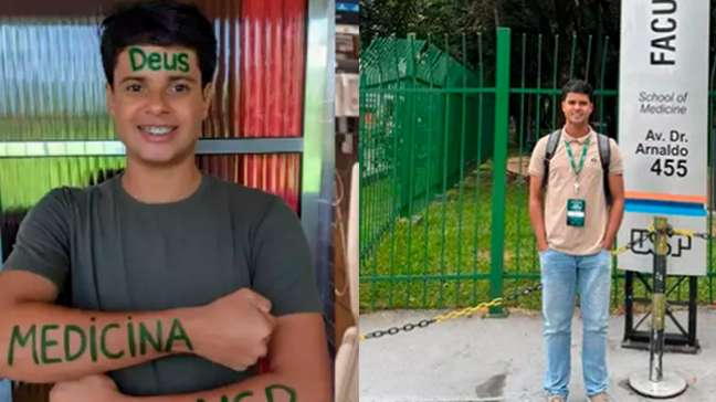 Estudante baiano que passou em 1º lugar em Medicina na USP recebe da alta da UTI