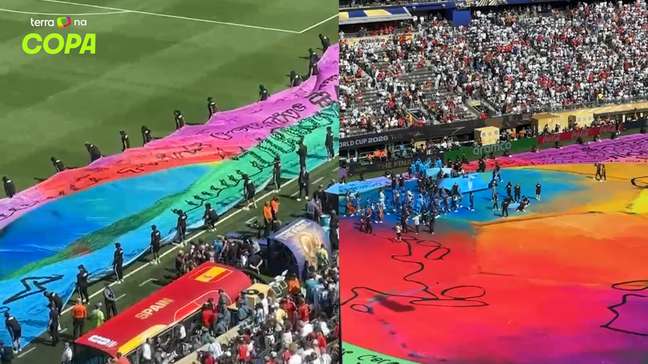 Making of sincronizado: em minutos, gramado vira palco no show do intervalo da Copa do Mundo