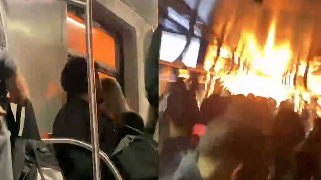 Veja momento da explosão em trem que provocou paralisação de linhas em SP