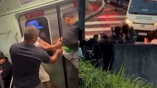 Passageiros pulam muro e tentam abrir portas de trem após paralisação da circulação em SP