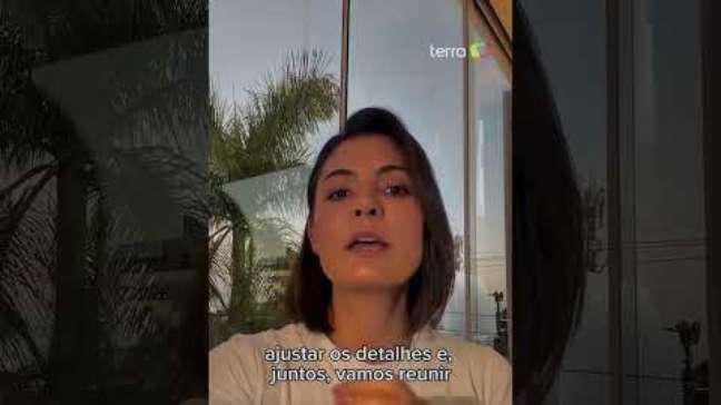 Michelle Bolsonaro aceita pedido de desculpas de Flávio #shorts