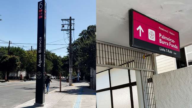 Como é feita a transferência da Linha 6-Laranja do metrô para a Linha 7 em São Paulo