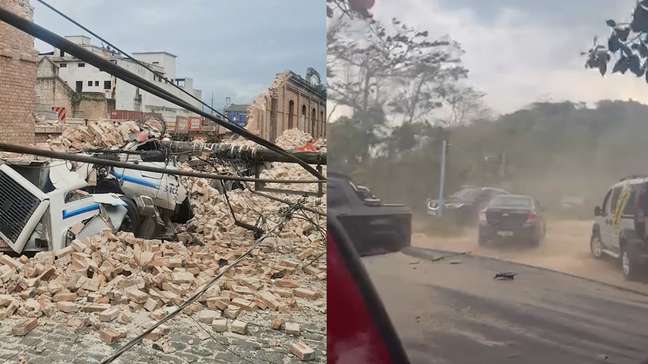 Ventos de mais de 110 km/h causam mortes, derrubam árvores e geram transtornos no estado de SP