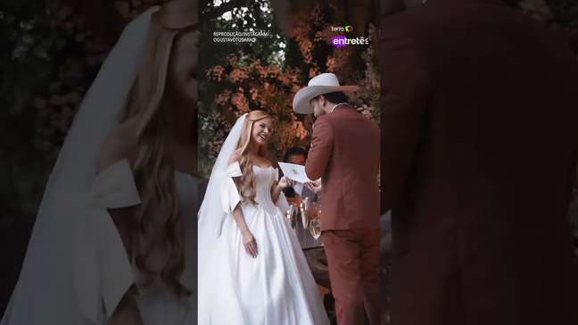 Votos de Gustavo Tubarão para Jade em casamento dividem opiniões nas redes #shorts