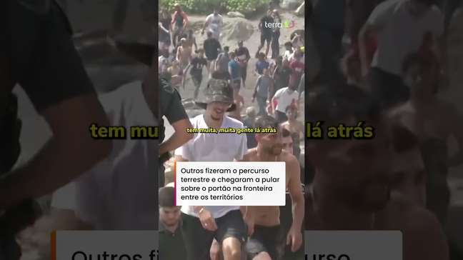 Milhares de imigrantes chegam a Ceuta, na Espanha, e prefeito pede declaração de emergência #shorts