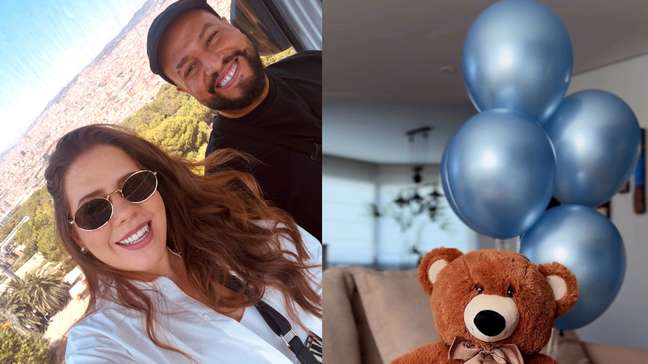 Tati Machado anuncia que está grávida de um menino e revela nome