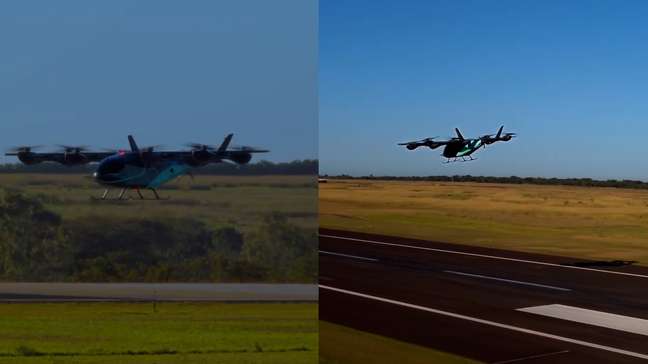 'Carro voador' da Embraer conclui primeiro voo de transição
