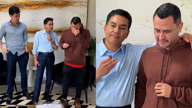 Cleitinho desiste de disputar o governo de MG e chora ao anunciar decisão: 'Não estou bem'