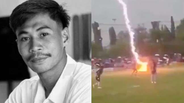 Raio atinge estádio na Tailândia, mata um jogador e deixa outros 12 feridos