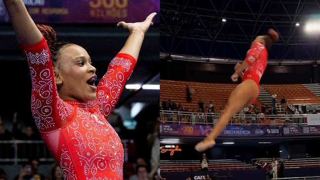 Rebeca Andrade conquista a maior nota do mundo no salto em 2026