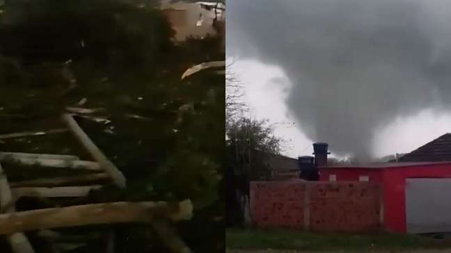 Tornado destrói casa de pecuarista no RS: ‘Cenário de guerra’