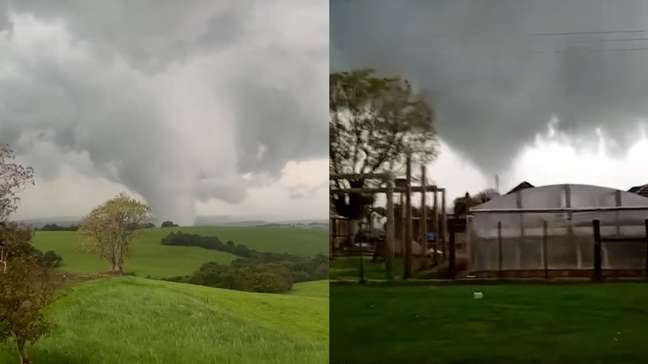 Tornado atinge cidade do RS pela segunda semana seguida; veja
