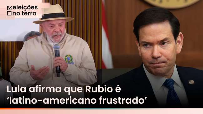 Lula chama Rubio de 'latino-americano frustrado' e diz que secretário dos EUA 'odeia o Brasil'