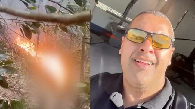Piloto que morreu em queda de helicóptero no Rio era instrutor de voo fez post cantando louvor antes de acidente