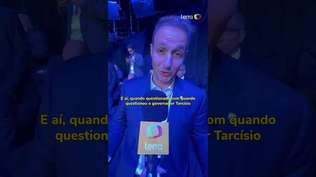 Derrite diz que críticas de Haddad em debate são 'motivo de orgulho' #shorts