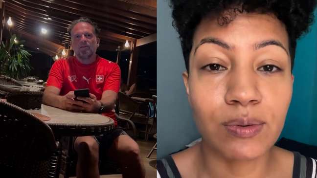 Vídeo mostra turista italiano importunando cantora e fazendo ofensas racistas na Bahia; homem foi preso