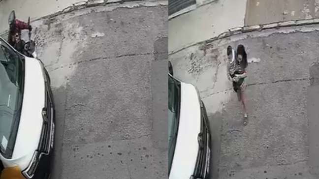 Homem armado aborda van escolar enquanto mãe colocava filho no veículo em SP