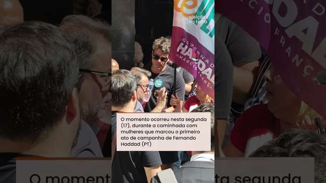 Marina Silva é alvo de tentativa de agressão durante evento político no centro de São Paulo #shorts