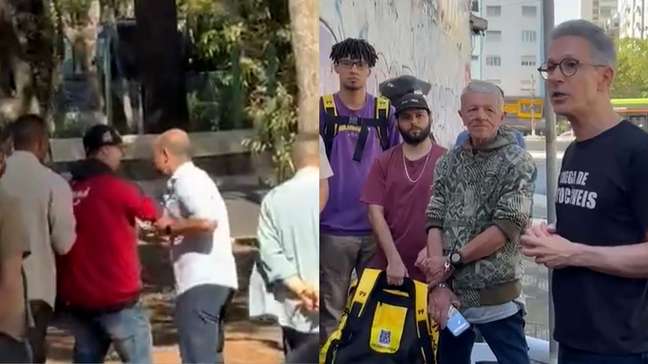 Campanha de Zema retira motoboy que protestava durante reunião com entregadores em São Paulo