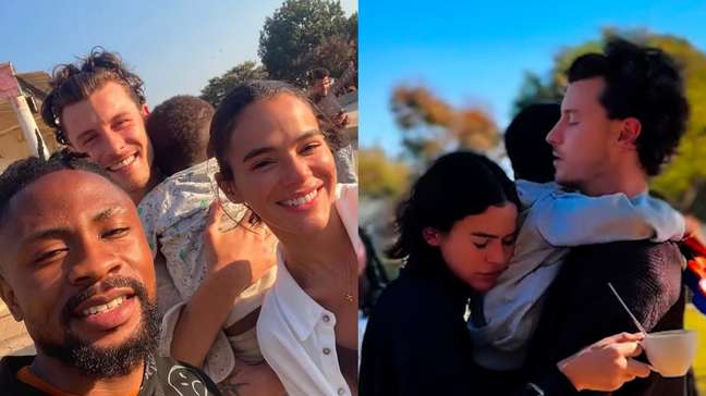 Bruna Marquezine e Shawn Mendes mostram bastidores de viagem a Angola: 'Alma renovada'