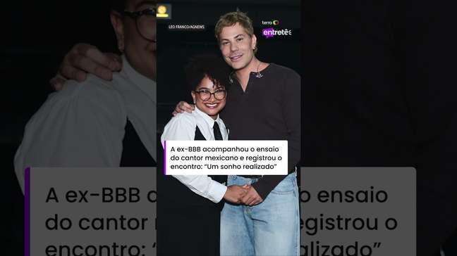 Tia Milena realiza sonho e conhece Christian Chávez, integrante do RBD #shorts