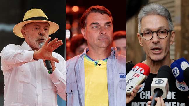 Flávio Bolsonaro em debate da Band ainda é incógnita, explica repórter; Lula e Zema são ausências