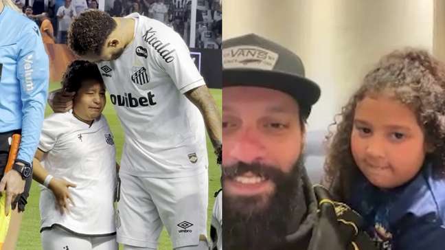 Menina de 8 anos revela que ficou famosa na escola após choro e abraço em Neymar