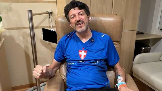Lito Sousa se declara ao Palmeiras do hospital e diz que aprendeu com o clube a ‘não desistir’