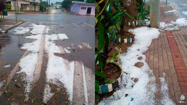 Defesa Civil confirma duas mortes e mais de mil casas destelhadas por temporal de granizo no RS