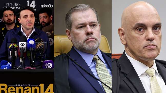 Renan Santos diz que pedirá impeachment de Dias Toffoli e Moraes e faz apelo a Alcolumbre