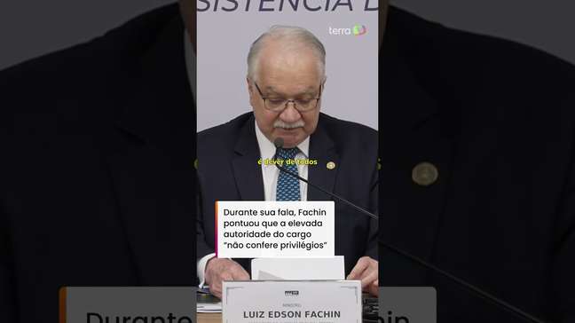 Fachin diz que vai anunciar 'medidas cabíveis e necessárias' após mensagens de Vorcaro a Moraes