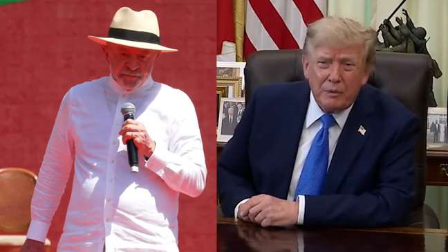 Lula provoca Trump em comício: 'Faça um Pix para você ver como é bom
