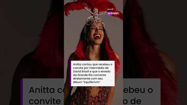 Anitta é a nova rainha de bateria da Grande Rio #shorts