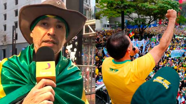 Morador do interior de SP faz bate e volta para ato com Flávio Bolsonaro: ‘Expressar meu patriotismo’