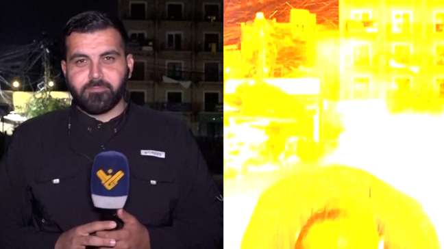 Jornalista é atingido por bombardeio durante transmissão ao vivo no Líbano