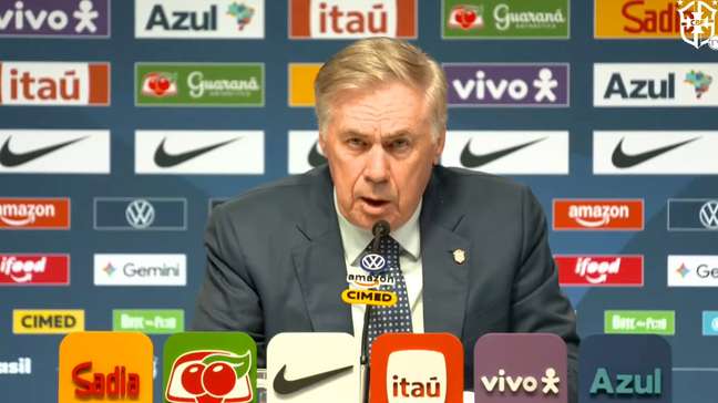 Ancelotti anuncia primeira convocação da Seleção após a Copa de 2026