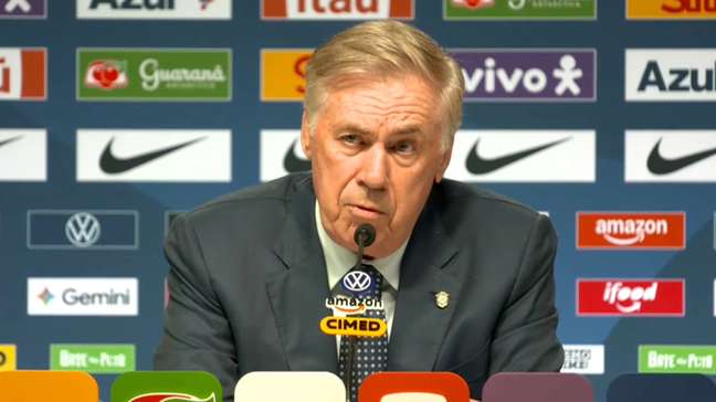 Ancelotti defende renovação da Seleção, mas faz alerta: 'Não existe porta fechada'