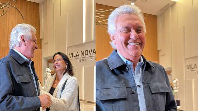 Caiado recebe alta após tratar pneumonia e retoma agenda política