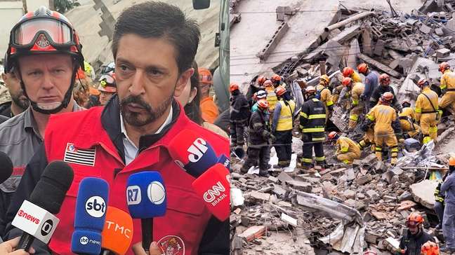 Ricardo Nunes determina apuração sobre possível documento falso após desabamento de prédio em SP